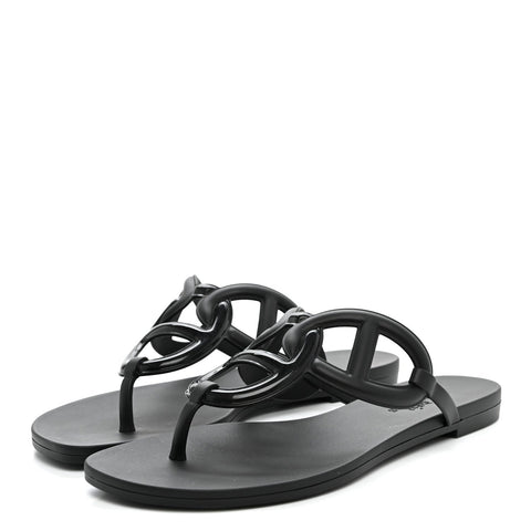 Rubber Womens Egerie Sandals 36 Black