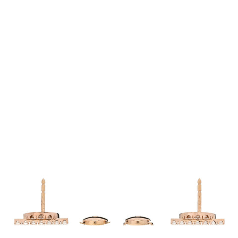 18K Rose Gold Diamond Finesse Earrings