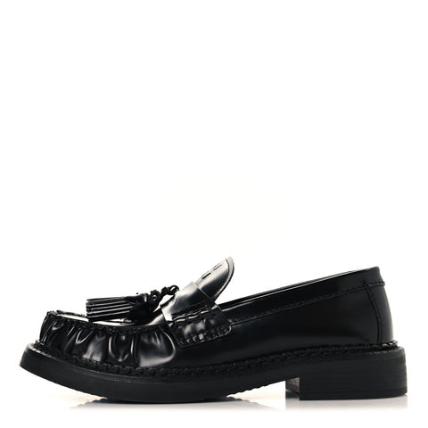 Spazzolato Tassel Loafers 36.5 Black