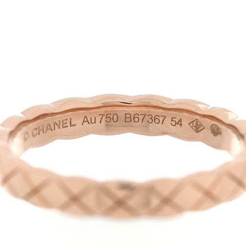 18K Beige Gold Mini Coco Crush Ring 54 7