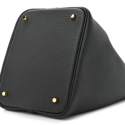 Taurillon Clemence Picotin Lock 22 MM Black