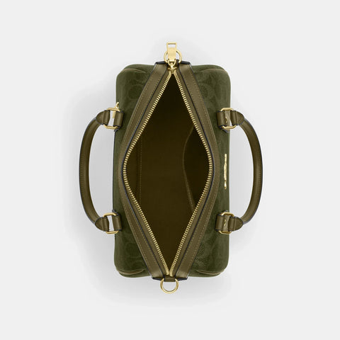 Coach Outlet Rowan Satchel Bag In Signature Canvas