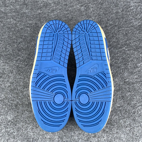 Fragment Design x Travis Scott x Air Jordan 1 Retro Low OG SP 'Sail Military Blue' (B-Grade)