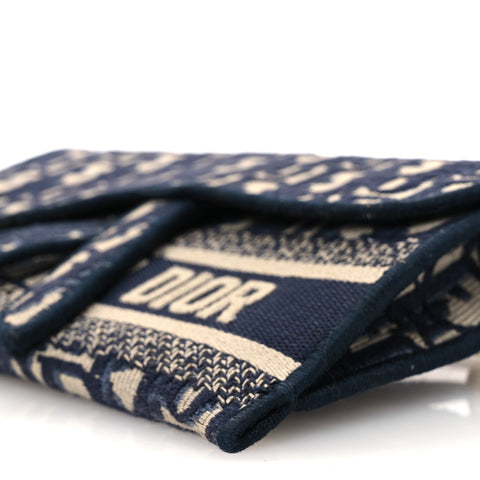 Oblique Slim Saddle Pouch Blue