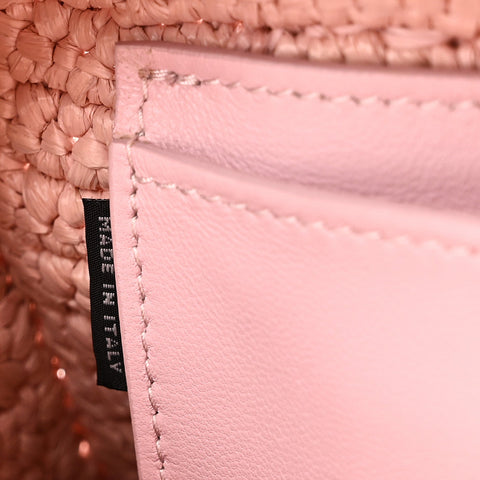 Crochet Calfskin S Narrow Arcadie Alabaster Pink