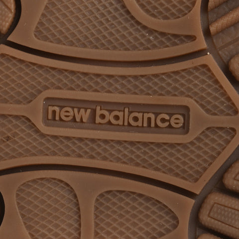 X NEW BALANCE Faded Suede Calfskin 530 SL Slip-On Mules 40 Ecru