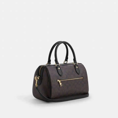 Coach Outlet Rowan Satchel Bag In Signature Canvas