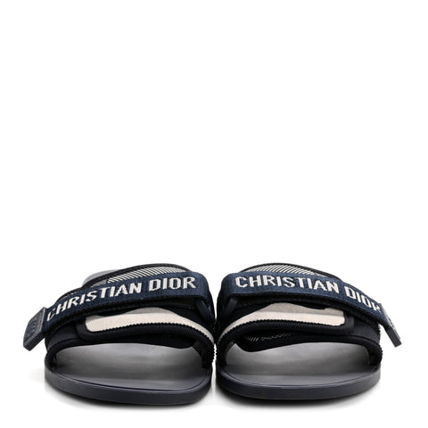 Technical Stretch Fabric Camouflage Dio(r)evolution Slide Sandals 41 Deep Blue