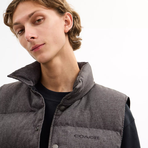Coach Outlet Solid Down Vest