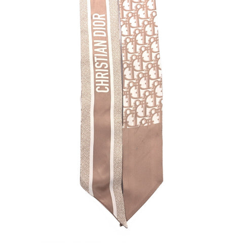 Silk Oblique Mitzah Scarf Rose