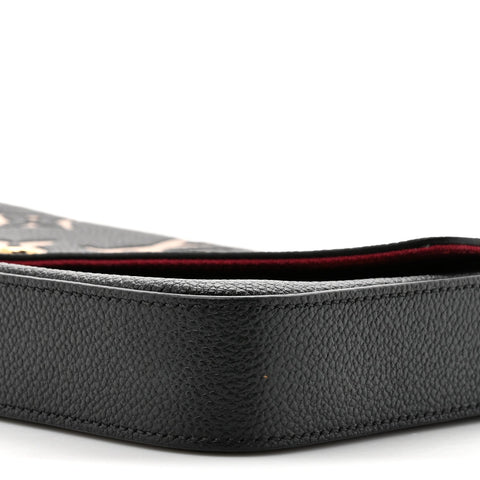 Empreinte Monogram Giant Felicie Pochette Black Beige
