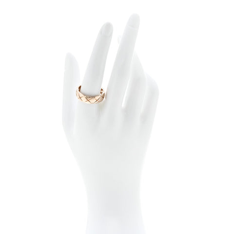 18K Beige Gold Small Coco Crush Ring 62 10