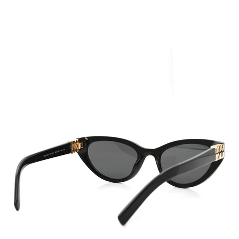 Acetate Cat Eye Sunglasses SMU A04 Black