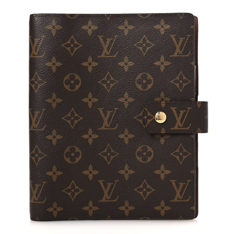Monogram Large Ring Agenda Cover