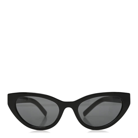 Acetate Cat Eye Sunglasses SMU A04 Black