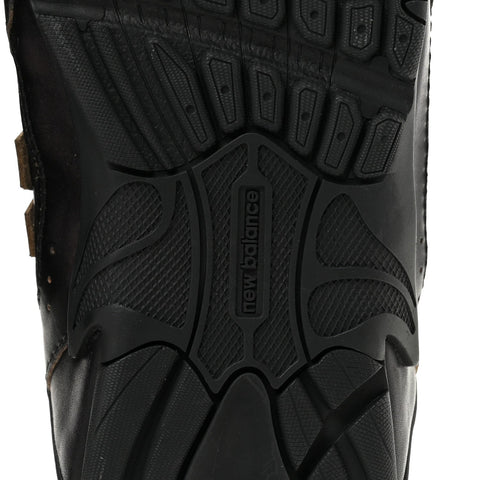 X NEW BALANCE Bleached Calfskin 530 SL Slip-On Sneakers Mules 36.5 Black