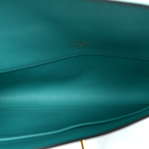 Swift Kelly Cut Clutch Pochette Vert Verone