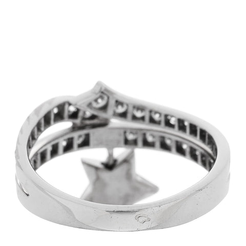 18K White Gold Diamond Étolie Filante Ring 55 7.25