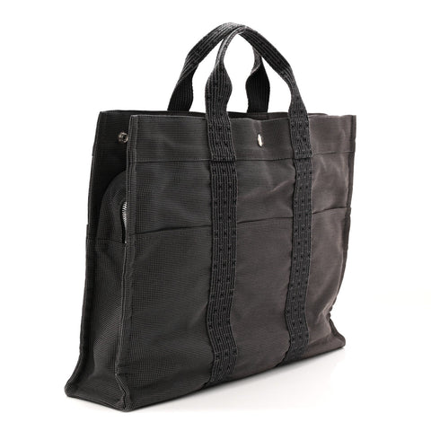 Canvas Herline MM Tote Grey