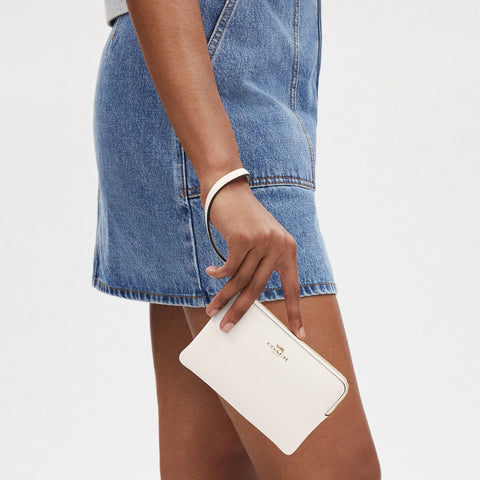 Coach Outlet Corner Zip Wristlet