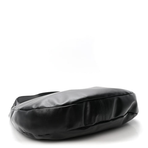 Soft Calf Softy Hobo Bag Black