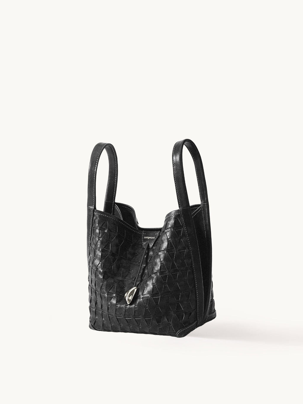 Lattice Bucket Bag