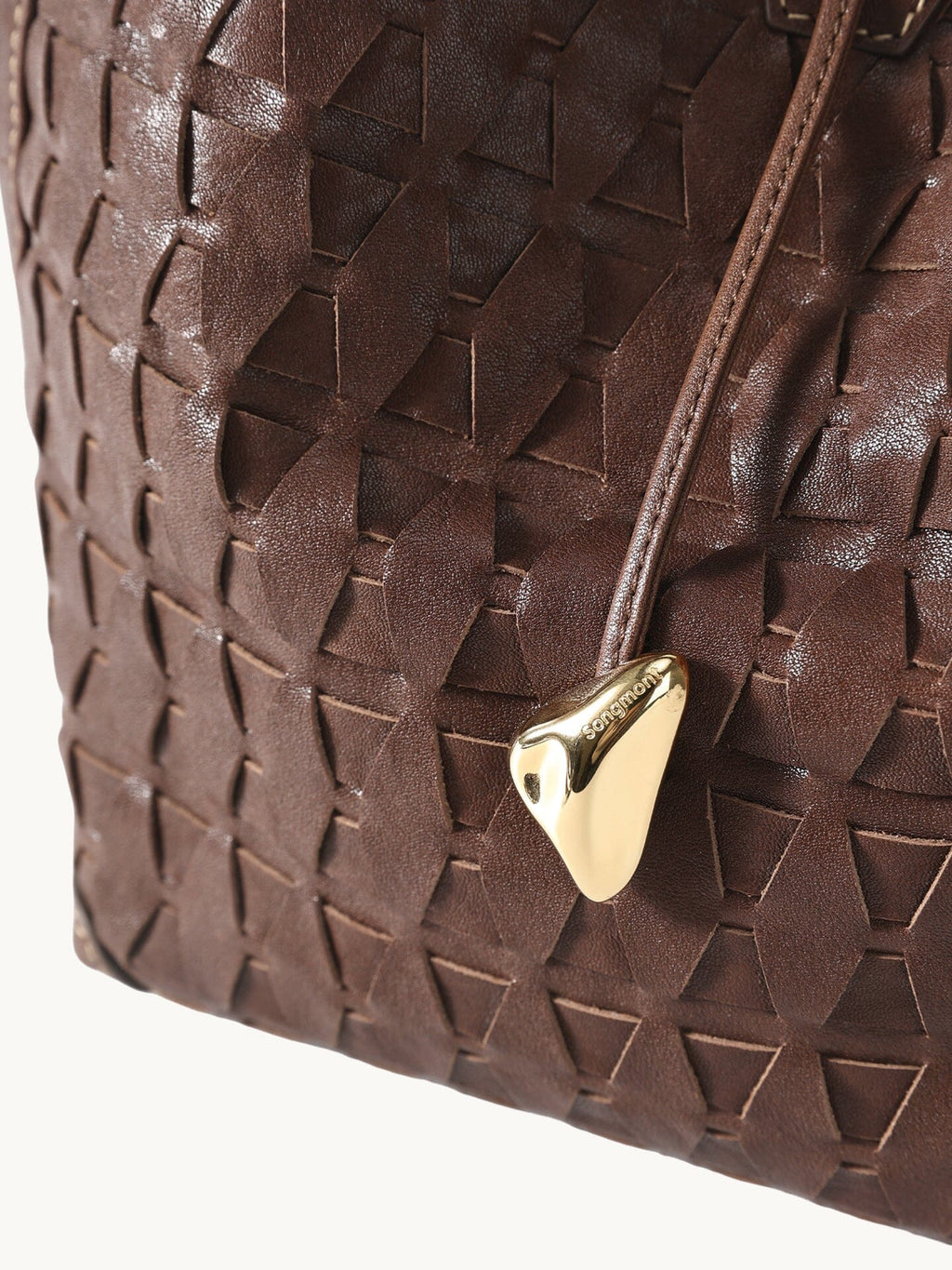 Lattice Bucket Bag