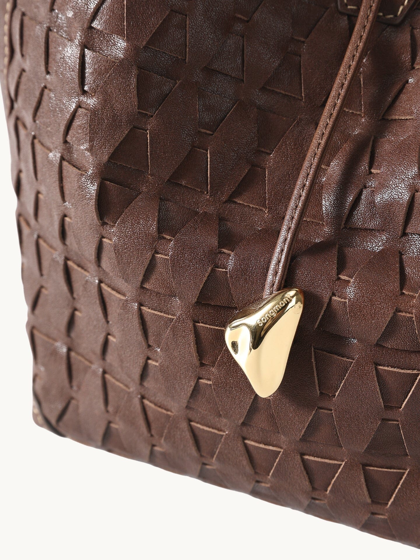 Lattice Bucket Bag