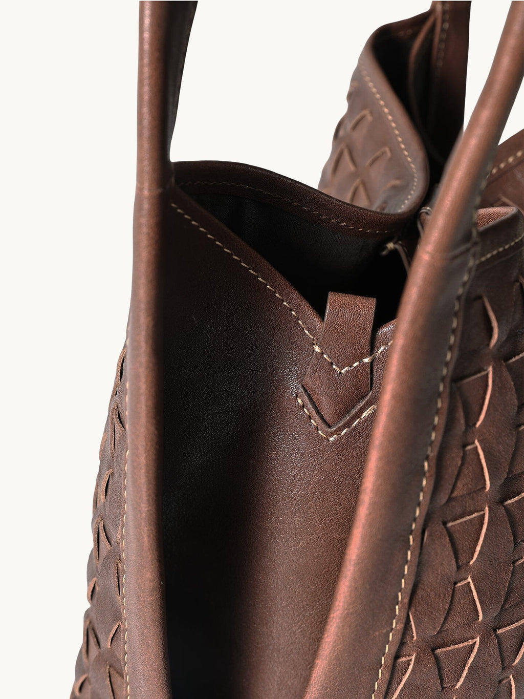 Lattice Bucket Bag