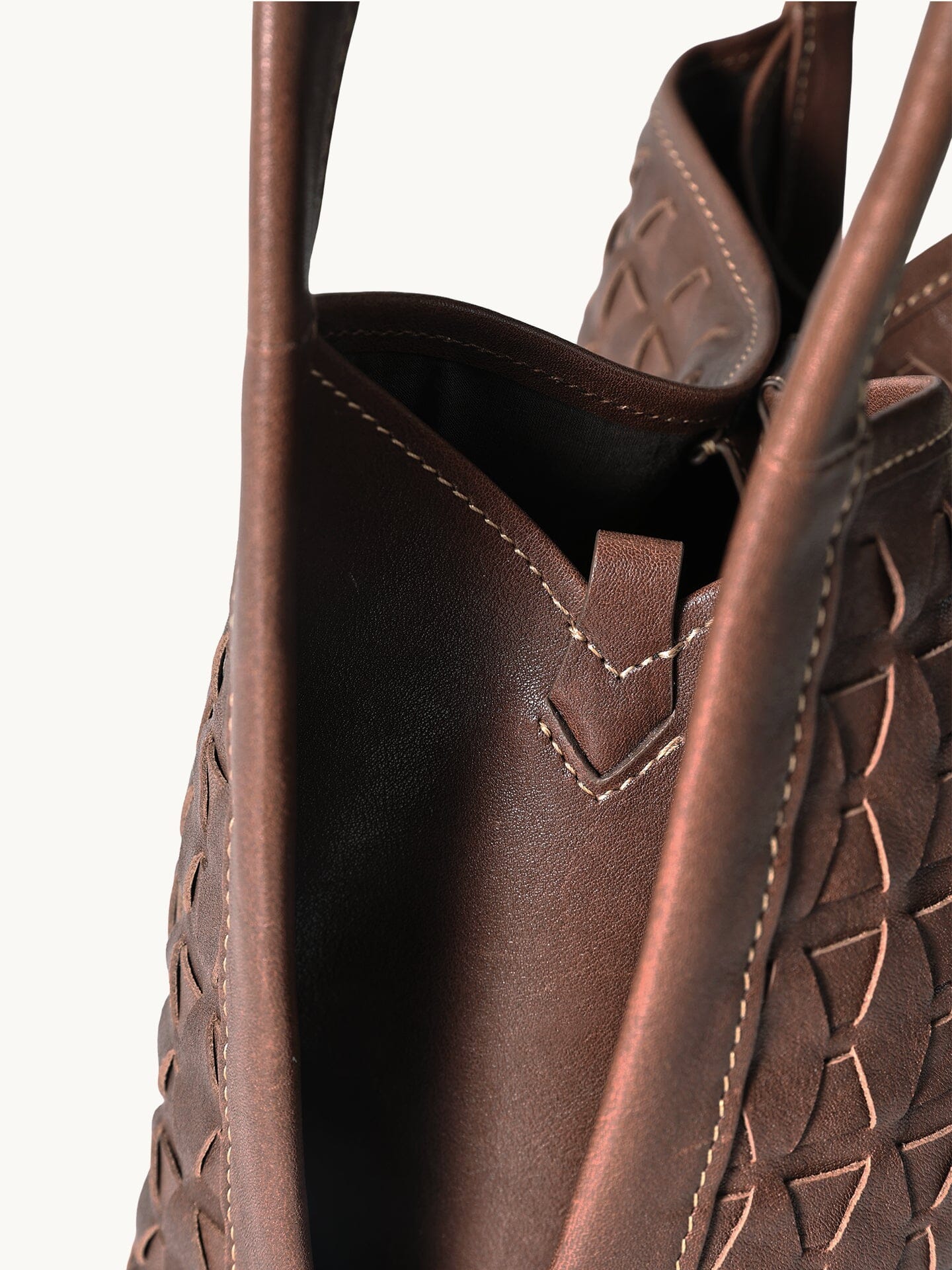 Lattice Bucket Bag