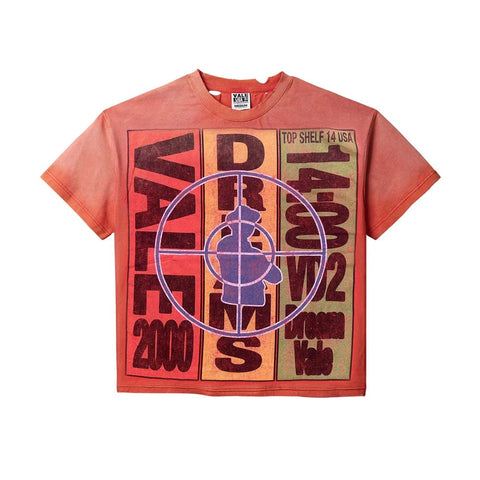 Vale Forever Shooting Range Tee Faded Red